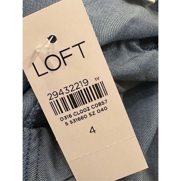 NWT Loft ruched sleeve casual dress - Picture 7 of 8